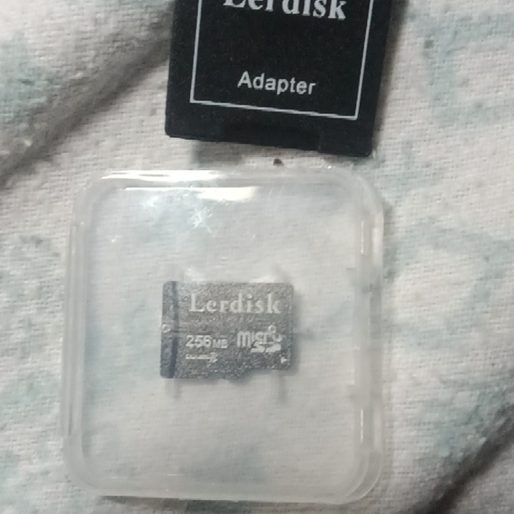 Micro SD card and adapter
